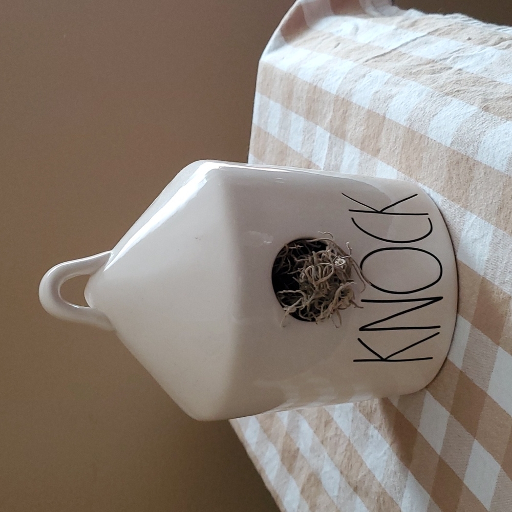 Rae Dunn Knock birdhouse *EUC